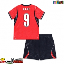 Camisa de Futebol Inglaterra Harry Kane #9 Equipamento Secundário Infantil Mundo 2026 Manga Curta (+ Calças curtas)